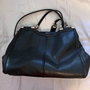 Black Coach Satchel - You Could Almost Fit the Kitchen Sink in Here!